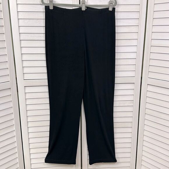 Chico's Travelers Pants Size 3S 16S Black Classic No Tummy Straight Leg #3 - Picture 5 of 13